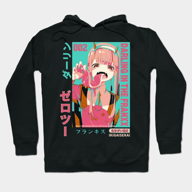 Indulging in Honey-Glazed Meat - Zero Two Hoodie by IKIGAISEKAI